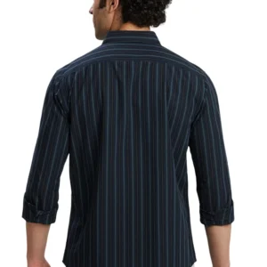 Slim Fit Cotton Stripe Shirt